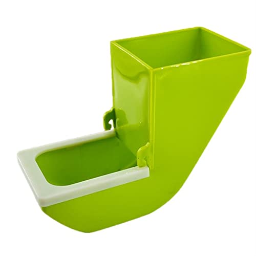  Pet Pet Bird Food Dispenser Parrot Fooder Feeder Bird Food Container Small Birds Cage Accessories Feeding Device Bowl