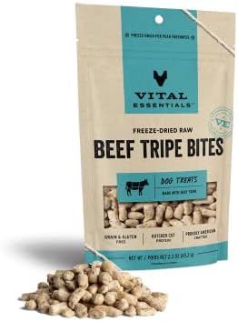  Vital Essentials Freeze Dried Dog Treats, Raw Chicken Hearts Treats For Dogs 3.75 Oz