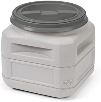  Mighty Tuff 13 Gallon/up To 54 Pound Pet Food Storage Container With Airtight Lid And Built-In Handles For Easy Transport, Made For Durable And Versatile Storage