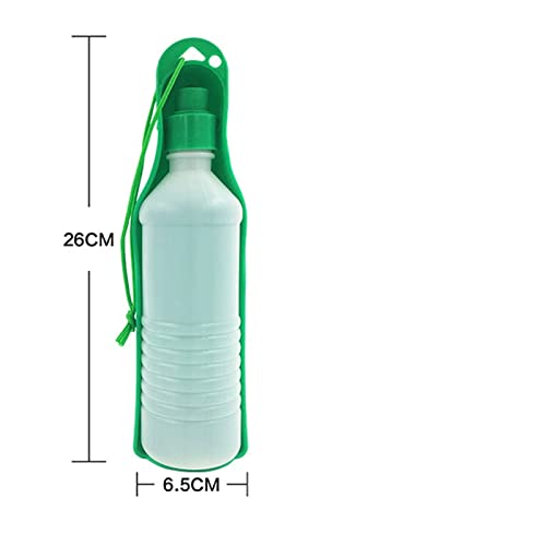  AACARB Cat Water Dispenser, Dog Water Bottle Folding Drinker Plastic Portable Water Bottle Pets Outdoor Travel Drinking Water Feeder Bowl For Dogs