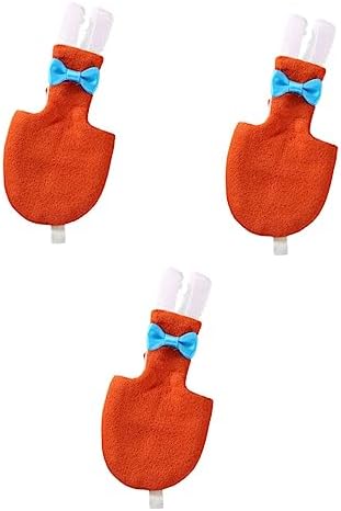 POPETPOP 3pcs Pet Clothes Parakeet Pet Harness Bird Diaper Cockatiel Pigeon Diaper Bird Fight Suit For Cockatiel Bird Pant Pet Pilot Clothing Lining Suite Set Small Dark Grey Fighting Bird