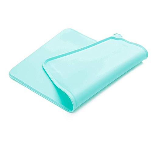  TYUXINSD Beautiful Cat Cushion Silica Gel Waterproof Cat Litter Mat Durable Non Slip Dog Mattress Protect Floor And Carpet Easy Clean Pet Bed Mat For Kittens Black (Color : Green)