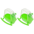  NOGRAX Water Containers 2Pcs Professional Parrot Feeders Convenient Bird Food Bowls Wear- Resistant Bird Cage Feeders Parakeet Bird Cage Small Bird Cage Feeder