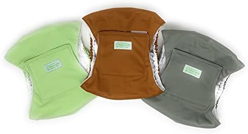 Dr. Judy Morgan's Naturally Healthy Pets Washable Male Dog Diaper Belly Band Wrap Solid Colors (Large)