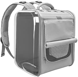  JOZZY Pet Travel Bag Pet Cat Backpack Breathable Cat Travel Outdoor Shoulder Bag For Small Dogs Cats Portable Packaging Carrying Pet Supplies (Color : Pink)