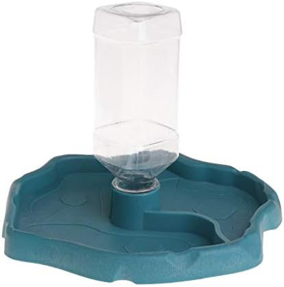  7haofang Reptile Feeder 2 In 1 Automatic Water Food Feeding Plate Lizard Turtle Dispenser
