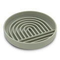  Slow Feeder Dog Bowl: The Slowdown Bowl Is A Modern, Silicone Puzzle Bowl & Lick Mat. Slow Eating, Stop Gulping, Take It Easy. Dishwasher Safe. (Sage)