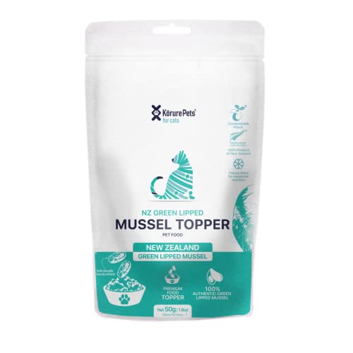  Kōrure Pets Cat Omega-3 Mussel Treats - Freeze Dried