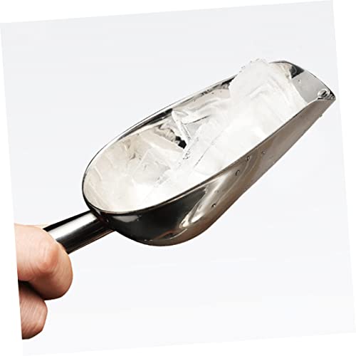  PATKAW 2pcs Dog Food Stainless Steel Spatula Stainless Steel Spoon Stainless Dog Food Scooper Metal Candy Scoop Multifunction Shovel Stainless Food Shovel Cat Food Shovel Pet Food Shovel