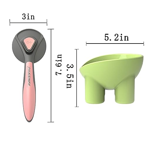  Sticky Brush 2.0 Cat Hair Brush Water Cleaning Brush Cat Cat Water Pet Wet Comb Pet Hair Cleaning Brush Pet Cat Grooming Brush (Cat Brush + Bowl For Pets)