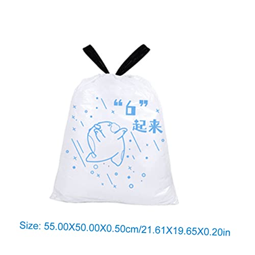  Healeved 69pcs Portable Garbage Bag Plastic Food Container Pet Food Container Food Containers Disposable Tall Kitchen Garbage Bags Cat Poop Container Kitchen Bags New Imported Hdpe Large