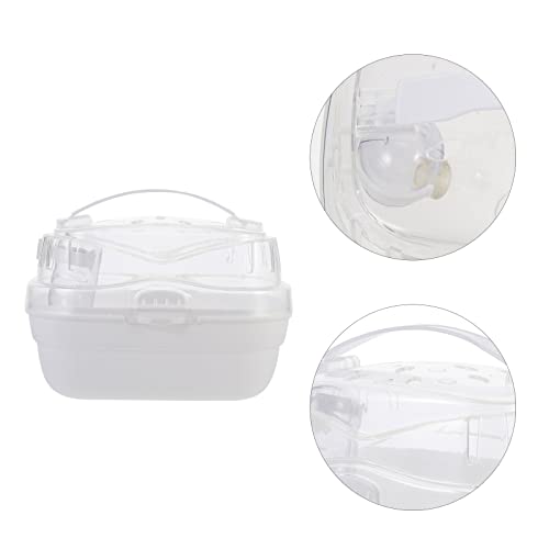  Travel Backpack Hamster Backpack Hamster Container Portable Hamster Container Small Pet Carrying Cage Chinchilla Travel Feeding Case Hamster Backpack Travelling Backpack Hamster Cage