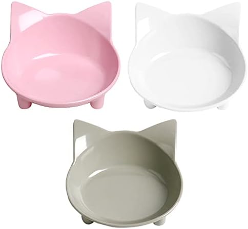  Cat Bowls Non Slip Cat Food Bowls Shallow Cat Food Dish Pet Bowls To Stress Relief Of Whisker Fatigue & Prevent Vomiting Cat Feeding Bowls Wide Dog Bowls For Cats Puppy Rabbit Small Animals