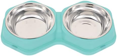  Hemobllo 1Pc Pet Slow Food Bowl Choking Double Bowl Small Cats And Dogs Feeding Bowl