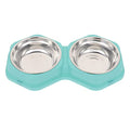  Hemobllo 1Pc Pet Slow Food Bowl Choking Double Bowl Small Cats And Dogs Feeding Bowl