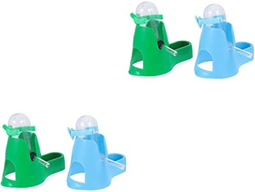  Iplusmile 6 Pcs Sky-blue Rat Hanging Green Bottles Light Bunny Base Hut Cage Chinchilla Ml Mice Food Feeder Rabbit Nozzle Little Auto Hamster Crate Ferret Puppy Hamsters Proof Pigs