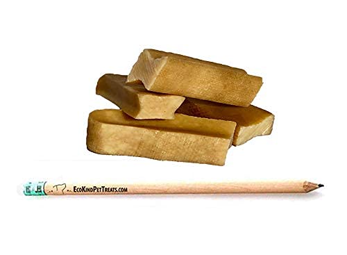  EcoKind Pet Treats Gold Yak Dog Chews | Grade A Quality, Healthy & Safe For Dogs, Odorless, Treat For Dogs, Keeps Dogs Busy & Enjoying, Indoors & Outdoor Use (Small (Pack Of 8))