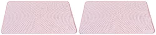  1pc Pink Water, Cushion Food For Mat- Trapper Mat Easy Non-Slip Silicone Pad Car To Tray Washable Cats And Water Litter Dog Placemat Floors Feeding Mats Cat Clean Rug