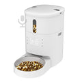  EdgeAnt Automatic Pet Feeders For Cats And Dogs, Dry Food Dispenser With Desiccant Bag, 3L Timed Cat Feeder, 304 Stainless Steel Bowl, 10s Voice Recorder, Compatible For Freeze-Dried Pet Food