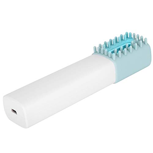  SAZAO Dog Massage Comb, Pet USB Charging Pet Comb, Anti?Acne Pet Comb, Handheld UV Light Dog Grooming Comb