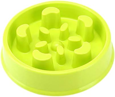  Balacoo Plastic Slow Feeder Cat Feeding Devices Puppy Feeder Dog Bowls Dog Slow Bowl Anti Dog Food Bowl Plastic Dog Food Feeding Bowl For Pet Dog (Light Green) Puppy Pet Slow Feeder Bowl