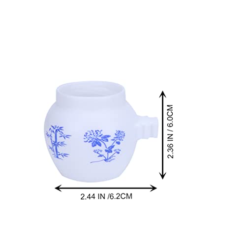  NOGRAX Parakeet Feeder 4Pcs Parrot Feeding Cups Birds Food Dish Parrot Feeders Bird Cage Water Bowl For Cockatiel Conure Budgies Parakeet Parrot Macaw Small Animal White Parakeet Bird Cage Feeder