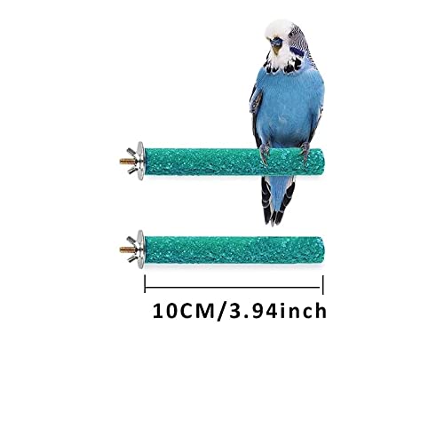  JYDQM 3Pcs/Set Pet Bird Toys Parrot Chew Grinding Claw Stand Perches Cage Cockatiel Parakeet Hanging Toy Parrot Rope