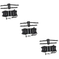  NOLITOY 3 Pcs Medium Pet Adjustable For Hound Rucksack Doggy Dog Vest Travelling Harness Portable Camping Hiking Bags Saddle Self Bag Back Outdoor Mini Walking Nylon Large Pockets Black