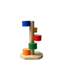  CILLVRYE Pet Furniture，Hamster Climbing Ladder,Natural Wooden Pets Training Cage Toy Colorful Playing Platform For Small Mice