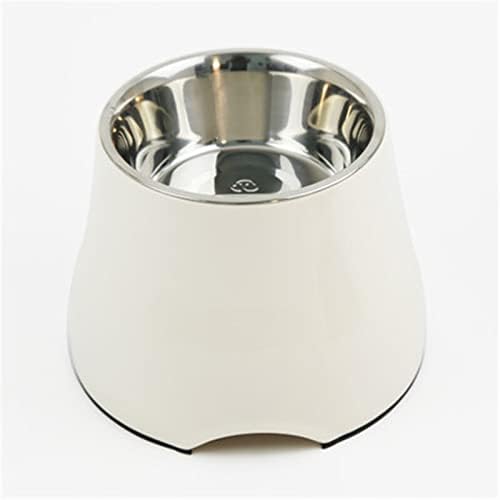  AYENCI Cat Automatic Water, Dog Feeder Dog Cat Drinking Bowl Pet Food Bowl Water Bottle (Color : White, Size : 19x12.5cm)