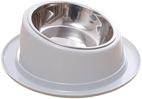  FUUIE Bowls For Food And Water Oblique Mouth 15° Healthy Eating Non-Slip Food Bowl (Color : Pink)