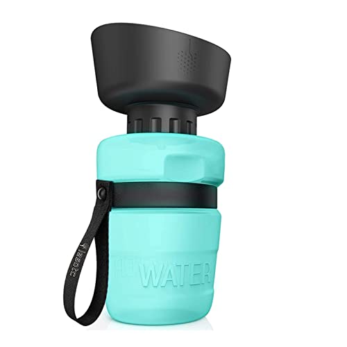  AYENCI Cat Automatic Water, Dog Water Bottle, Portable, Foldable, Pet Feeder, Pet Bowl (Color : Green)