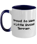  Inspire Russell Terrier Dog Gifts, Proud To Have A, Birthday Gifts, Two Tone 11oz Mug For Russell Terrier Dog From Friends, Pet Toys, Cat Toys, Dog Toys, Pet Food, Cat Food, Dog Food