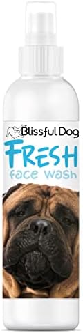  The Blissful Dog Fresh Flat Face Wash - Cleans Facial Folds And Wrinkles, 8-Ounce, Pug