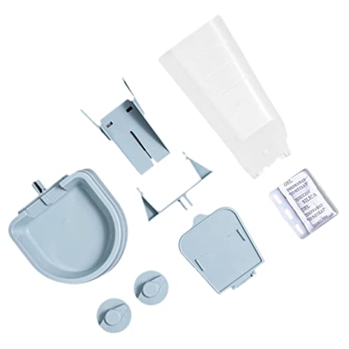  Hamster Accessories Cat Food Dispenser Cat Food Dispenser 2pcs Automatic Feeder Dog Automatic Feeder Pet Plastic Sky-Blue Food Bowl Hamster Food Hamster Food