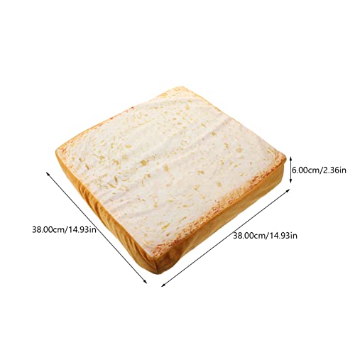  PATKAW Couch Pillows Couch Pillows Toast Bread Cushion Cat Bread Sleeping Bed Funny Food Bread Cat Bed Mattress Soft Cushion For Cats Dogs Sleeping Playing Resting Supplies Cat Blanket Cat Blanket