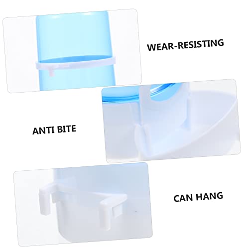  EVANEM 2pcs Parrot Supplies Feeders Drinker Pigeon Feeder Bottle Bowl Water No- No Spill Gravity Food Budgie Cockatiel Pet Plastic Lovebirds Bird Container Cage Automatic Hanging