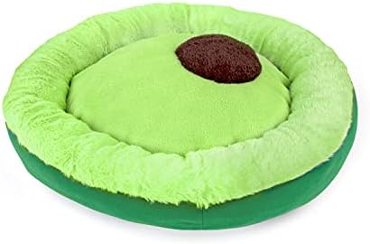  TONBO Soft Plush Small Cute And Cozy Food Dog Cat Bed, Washer And Dryer Friendly (Burger)