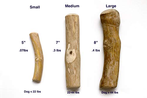  Pet Full House WoofWood Dog Chew Sticks, Safe, Natural & Healthy Chew Toys, Real Coffee Wood, Long Lasting, Durable Chewable Stick And Toy, Aggressive Chewers For Dogs, Dog Chew Bones (Medium)