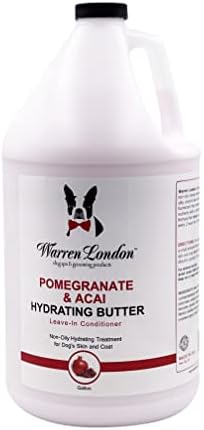  Warren London Hydrating Butter Leave In Pet Conditioner For Dogs | Lotion For Skin And Coat | Aloe Puppy & Dog Conditioner For Hair Detangler, Dry Skin, & Pet Fur Dandruff | Use After Dog Shampoo & Bathing | Made In USA | Guava 8oz