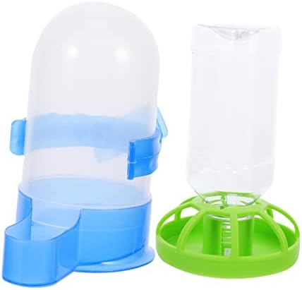  Birdseed 8 Pcs Proof Plastic Bunny Cup Parrot Lovebirds Drinking Birds Fountain Dog Farm Food Wild Bottle Bowl Dispenser For Garden Waterer Cat Parrots Feeder Tray Squirrel-