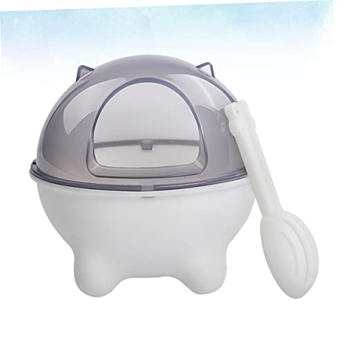 3pcs Hamster Cage Accessories Puppy Litter Box Puppy Accessories Hamster Bath Sandbox Sand Thicken Plastic Sand Bathtub Bed Linings Bath Sand Toy Tray Pet White Puppy Chow Dog Food