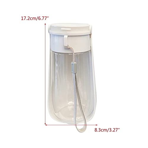  AYENCI Cat Automatic Water, Foldable Dog Water Bottle Leak Proof For Walking Hiking Travel Outdoor Walking White/Blue Outdoor Walking (Color : White)