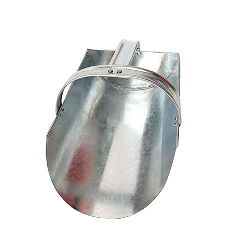  SECFOU 1pc Feed Added Substance Shovel Home Tools Stainless Steel Spoon Outdoor Tools Metal Food Scoops Food Scoop For Animals Horse Grain Scoop Multi-functional Shovel Useful Feed Scoop