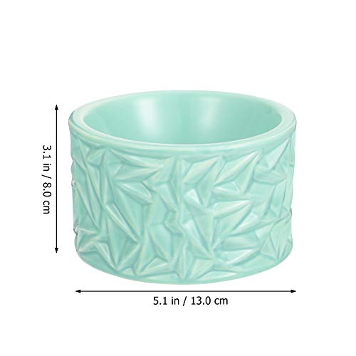  Pet Bowl Neck Protection Pet Feeder Ceramic Cat Bowl Cat Food Bowl Anti- Skid Feeder