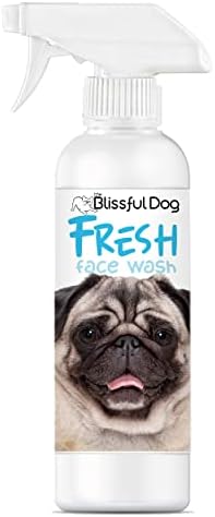  The Blissful Dog Fresh Flat Face Wash - Cleans Facial Folds And Wrinkles, 8-Ounce, Pug