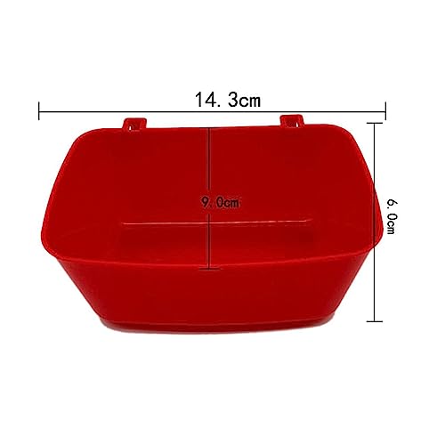  ＡＷＨＡＯ 10Pcs Cat Water Bowl Bird Food Tray Bird Baths Watering Container Waterer Rabbit Feeder For Quail Small Dogs Pigeon Cockatiel Parakeets