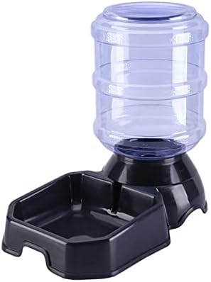  AYENCI Cat Automatic Water, 3.8L Dog Bowl Automatic Cat Feeder Large Capacity Pet Bowl Water Bottle For Cat Food Dish Water Dispenser Pet Feeding Supplies (Color : Green Food Feeder)