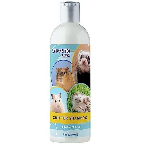  Critter Shampoo For Small Pets - 8oz Small Animal Fragrance Free Shampoo - Pet Shampoo For Small Critters Including Ferrets, Guinea Pigs Ferrets, Hedgehogs, Sugar Gliders, Rabbits, And Hamster