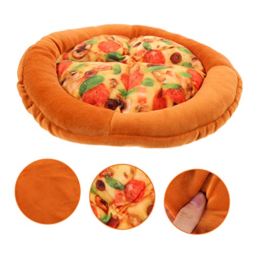  Balacoo 2pcs Cat Nest Plush Mattress Round Cushion Pet Mat For Food Round Plush Dog Bed Dog Winter Soft Plush Cat Mat Cloth Indoor Cat Kennel Warming Cat Bed Squeaky Cat Bed Comfortable